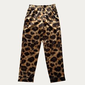 Donna Salyers Fabulous Furs Leopard Print Pajama Pants